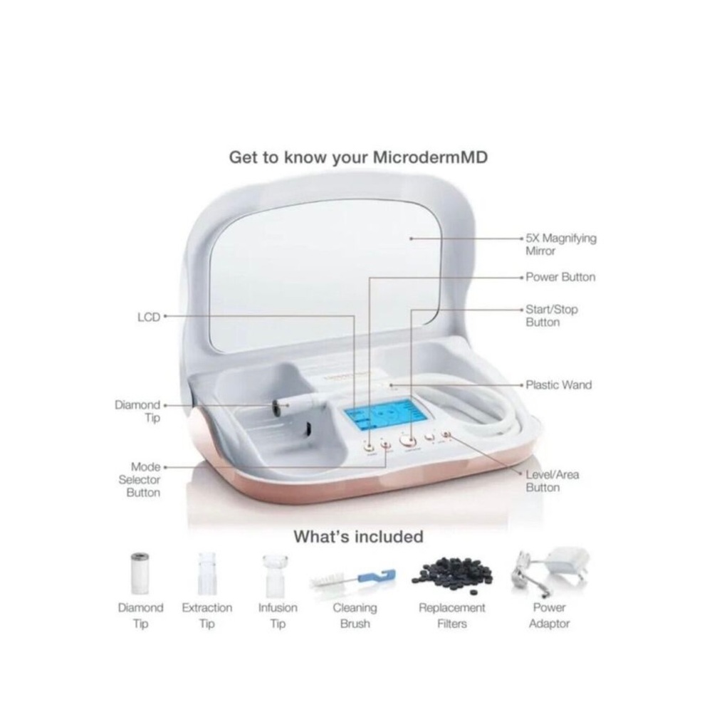 Advanced Skincare Tool with Display - White - Picture 6 of 6
